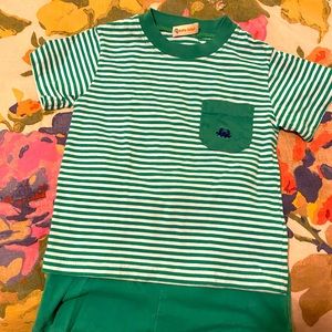 Baby Luigi EUC shirt and shorts set size 24mos